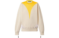 LOUIS VUITTON Open Sleeve Yellow Accent Sweater