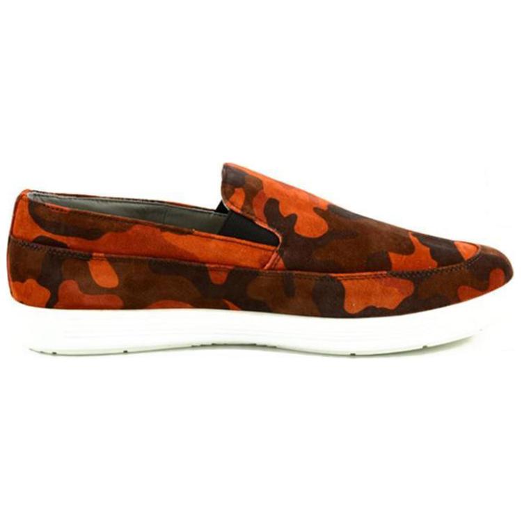 PRADA Casual Shoes Men's Camouflage Red