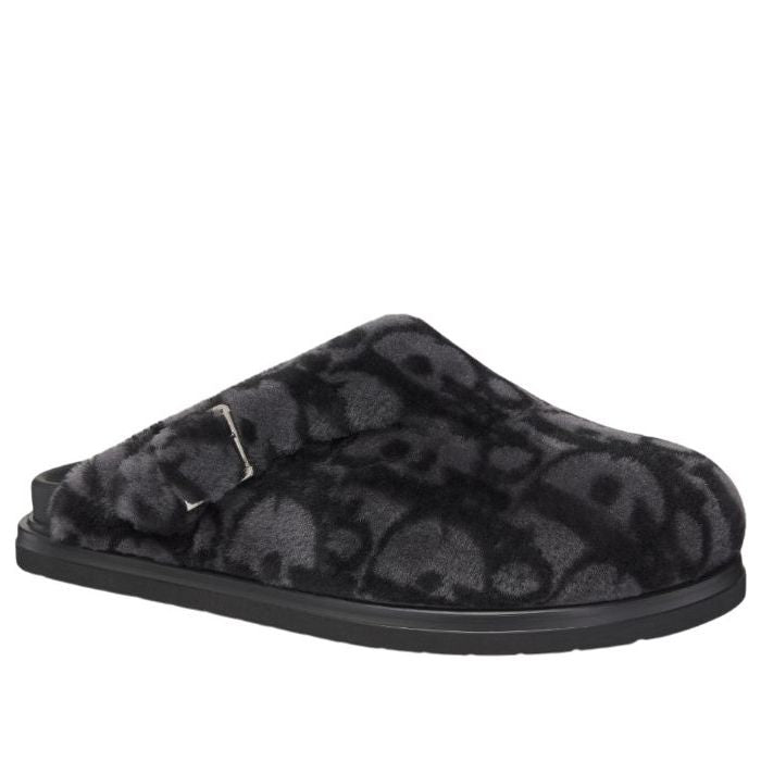 DIOR Aqua Mule 'Oblique Shearling Grey' 3SA138ZYR-H889