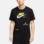 Nike Alphabet Logo Sports Short Sleeve Black CU0079-010