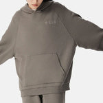 Li-Ning Vital Series Logo Embroidered Sports Pullover Hoodie 'Grey' AWDS232-2
