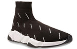 Balenciaga Speed Trainer Mid 'Allover Logo - Black' 597551W17121015
