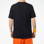 Nike Basketball Sports Contrasting Colors Printing Round Neck Short Sleeve Black DD0804-010