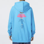 Nike Solid Color Alphabet Drawstring Hooded Long Sleeves Hoodie Men's Blue DQ6130-446