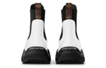 (WMNS) LOUIS VUITTON Ruby Flat Ankle Boots 'White' 1ABUJA