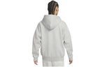 Nike embroidered logo hooded jacket 'Grey' DR0404-063