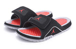 (GS) Air Jordan Hydro 4 Retro Slide 'Black Cement Grey' 532226-006