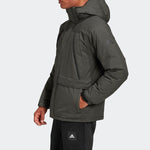 adidas Outdoor Sports hooded down Jacket Brown GK0669