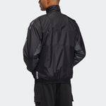 adidas limited Reversible Fleece Lined Colorblock Stand Collar logo Jacket Black HC0268