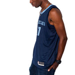 Nike NBA Casual Sports Basketball Vest SW Fan Edition Memphis Gray Memphis Grizzlies 11 Navy Blue AA7095-420