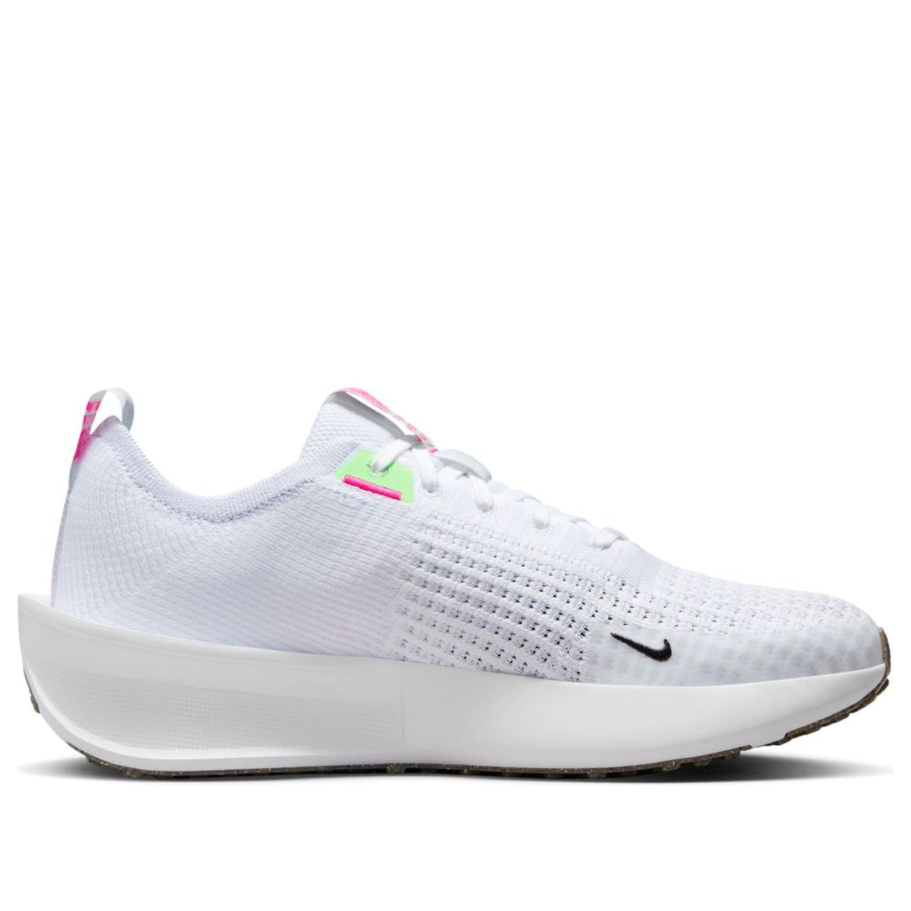 (WMNS) Nike Interact Run 'White Black Green' FD2292-102