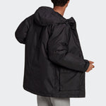 adidas Logo Multiple Pockets Outdoor Sports Down Jacket Black H14174
