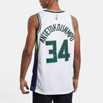 Nike Dri-FIT NBA Basketball Sports Milwaukee Bucks Giannis No.34 Vest 'White' DB4035-100