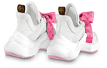 (WMNS) LOUIS VUITTON Archlight 1.0 Sneakers 'White with Pink Monogram Ribbon' 1AB42I