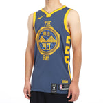 Nike NBA Golden State Warriors AU Player Edition Jersey Blue Gray AH6209-427