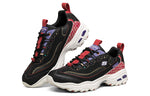 Skechers D lites Low-Top Running Shoes Black 666169-BKMT