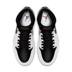 (WMNS) Air Jordan 1 Mid 'White Black' BQ6472-101