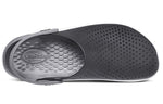 Crocs LiteRide Shoe Sandals Black Smoke Grey Unisex 204592-05M