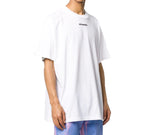 Off-White Back Arrow Printing Pattern Round Neck Short Sleeve Loose Fit White OMAA038E20JER0020125