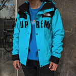 Supreme SS19 x The North Face Arc Logo Mountain Parka LightBlue SUP-SS19-551