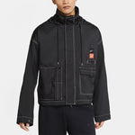 Men's Nike KD Swoosh Embroidered Pattern Woven Basketball Jacket Asia Edition Black CV2404-010