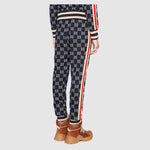 Gucci GG Jacquard Jogging Trousers For Men Blue 496920-X9V05-4245