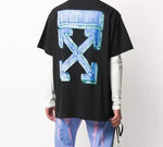 Off-White Fw20 Maker Arrows Print Short Sleeve Round Neck OMAA038E20JER0021045