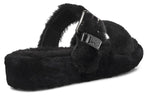 (WMNS) UGG Fuzz Yeah Black Sandals 1104662-BLK