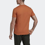 adidas MH Bos Tee Gym Training Sports Round Neck Short Sleeve Khaki Brown EB5243