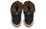 (WMNS) LOUIS VUITTON Pillow Comfort Ankle Boots 'Black with Brown' 1A8T3B