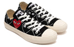 CDG x Converse Chuck Taylor All Star Multi-Heart Black/White/Red 168983C