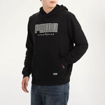 PUMA Athletics Casual Pullover Long Sleeves hooded Sports Black 586462-01