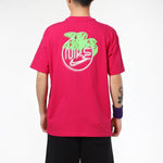 Nike Printing Logo Loose Breathable Sports Short Sleeve Red DB5951-615