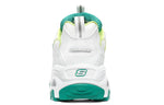 (WMNS) Skechers D Lites 1.0 Low-Top Running Shoes White/Green 99999863-WGR