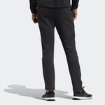 adidas Solid Color Button Slim Fit Sports Pants Men's Black GD9086