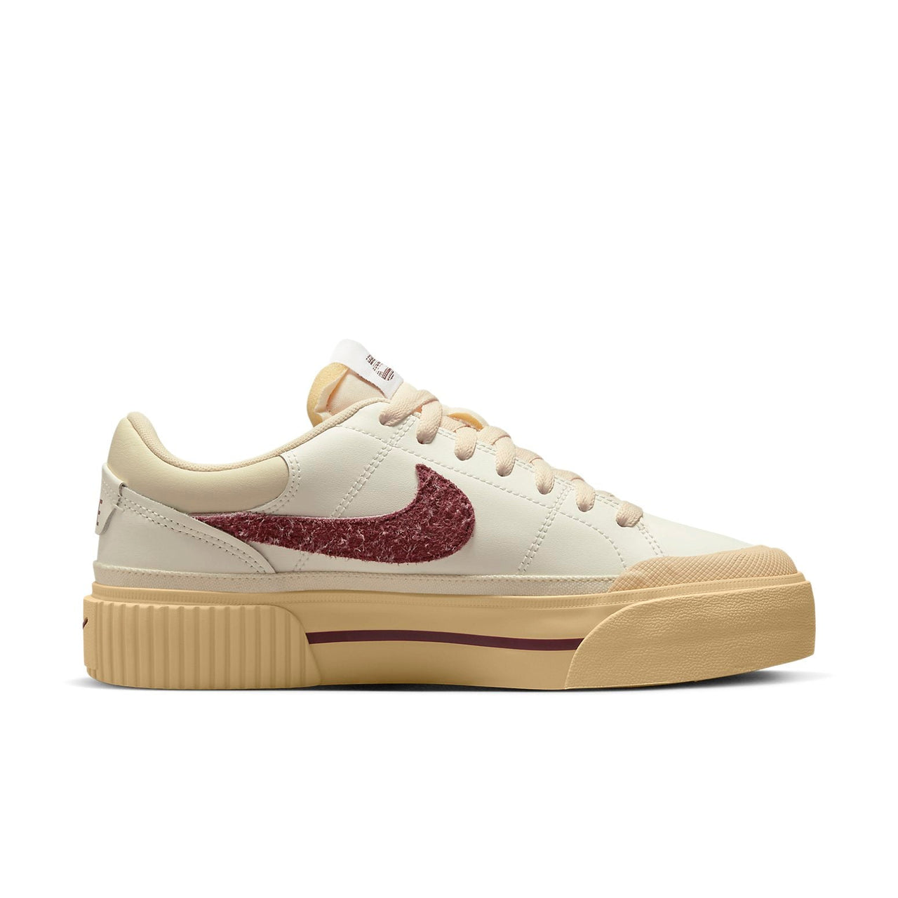 (WMNS) Nike Court Legacy Lift 'Sail Dark Beetroot' DZ4766-133