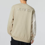 Men's adidas U JF SS Sweat Sports Colorblock Casual Round Neck Creamy White HM9944