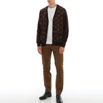 Men's Gucci SS21 GG Jacquard Alphabet Pattern Knitwear Colorblock 630396-XKBFB-2100