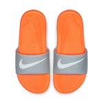 (GS) Nike Kids' Kawa Slide Sandals Grey/Orange 819352-801