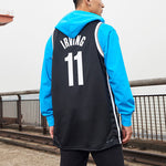 Men's Nike NBA Retro Basketball Jersey/Vest SW Fan Edition Brooklyn Nets Kyrie Irving No. 11 Black DB3563-018