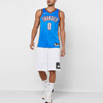 Nike MENS NBA Oklahoma City Thunder Russell Westbrook 0 Swingman Tank Blue AV4955-403