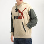 PUMA Colorblock hooded Sports Gray Green Brown Colorblock 530709-12