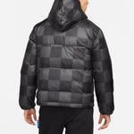 Men's Nike Lebron Grid Basketball Sports Stay Warm Hooded Down Jacket Black DA6718-010