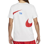 Nike Sportswear Large Logo Printing Round Neck Short Sleeve White DD3350-100