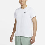 Nike Pro Dri-FIT Sports Training Quick-dry Crewneck Short Sleeve Men's White CZ1182-100