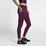(WMNS) Nike Tight Training Running Sports Pants/Trousers/Joggers Red AA1740-609