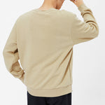 New Balance Logo Printing Round Neck Long Sleeve Khaki AMT13343-HNA