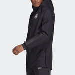 adidas Real Madrid Soccer/Football Hooded Jacket Black GR4275