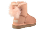 (WMNS) UGG Fluff Bow Mini Fleece Lined Pink Red 1094967-SNTN
