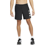 Men's Nike Pattern Printing Lacing Black Straight Shorts DM4714-010